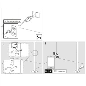 Lámpara pie Ilio White Integralis Artemide
