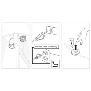 Lámpara pie Melampo Floor Artemide