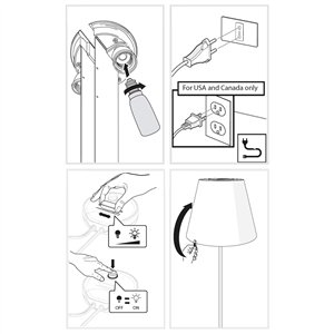 Lámpara pie Melampo mega Artemide