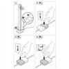 Lámpara pie Mimesi White Integralis Artemide