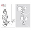 Lámpara pie Minomushi floor Artemide
