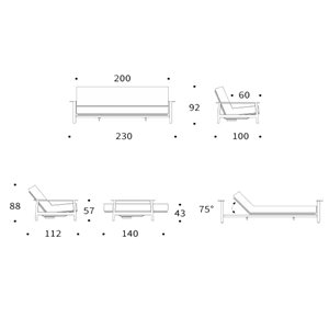 Sofá cama Balder Innovation Living