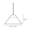 Lámpara suspensión Opal HJW38 Carl Hansen & Son