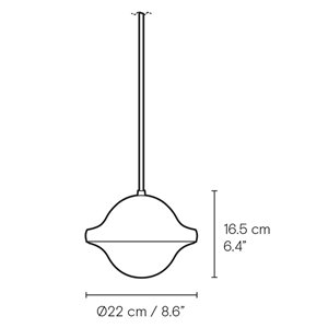 Lámpara suspensión Bubi HK20 Carl Hansen & Son