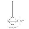 Lámpara suspensión Bubi HK20 Carl Hansen & Son