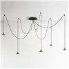 Unterlinden Chandelier Free - aluminio envejecido