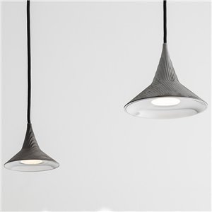 Unterlinden Chandelier Free - aluminio envejecido