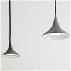 Unterlinden Chandelier Free - aluminio envejecido