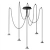 Unterlinden Chandelier Free - aluminio envejecido