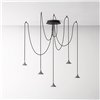Unterlinden Chandelier Free - aluminio envejecido