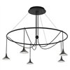 Unterlinden Chandelier Ring - aluminio envejecido