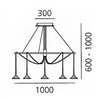 Lámpara Suspensión Unterlinden Chandelier Ring Artemide