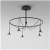 Unterlinden Chandelier Ring - aluminio envejecido