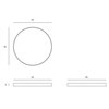 Bandeja Organic Bronze Round Ethnicraft