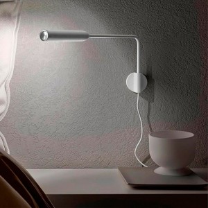 Aplique de pared moderno de aluminio Flo Wall de Lumina y Foster + Partners   