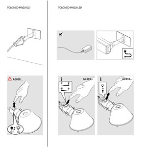 Aplique Tolomeo Pinza Artemide