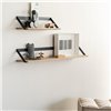 Ribbon 70: Roble aceitado/Metal negro
