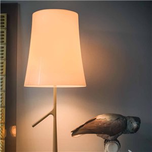 Lámpara sobremesa Birdie - gris/Blanco