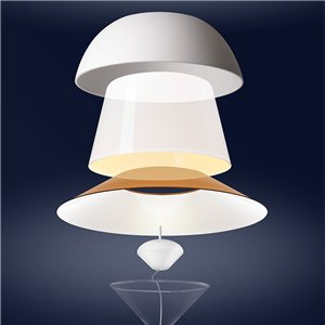 Lámpara sobremesa Chapeaux Foscarini