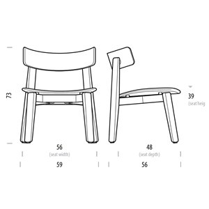 Sillón Nora Madera Gazzda