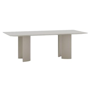 Mesa rectangular Naca aluminio moteado Fast