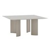 Mesa cuadrada Naca aluminio moteado Fast