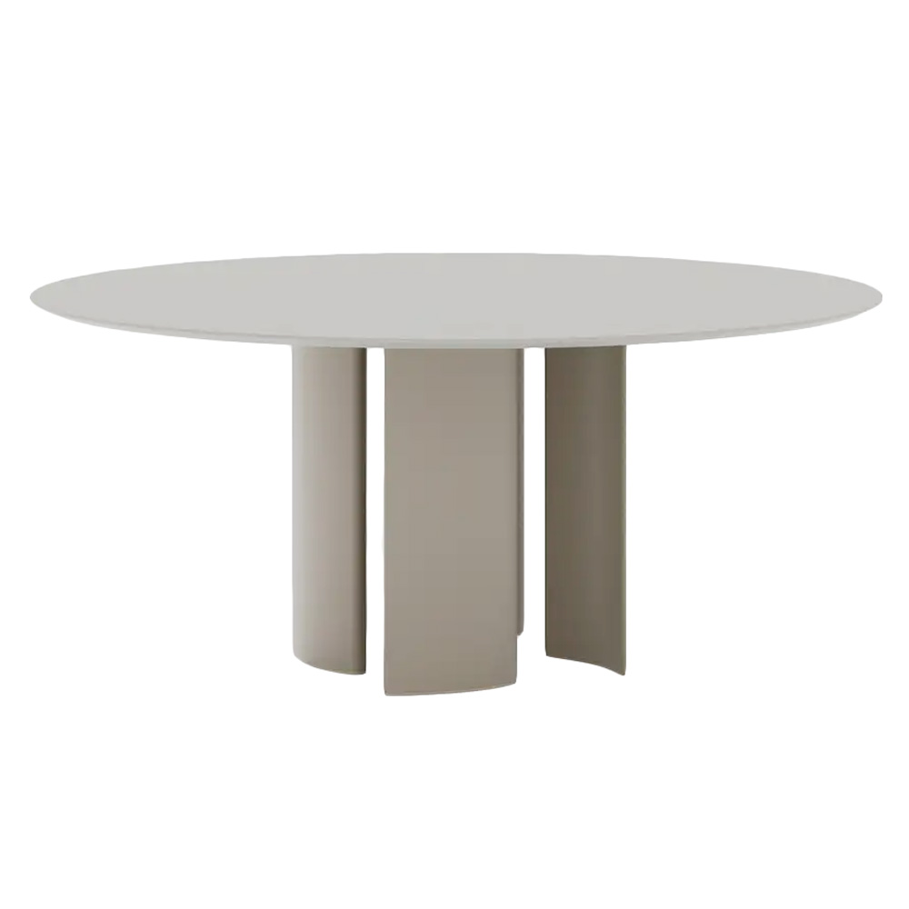 Mesa redonda Naca aluminio moteado Fast