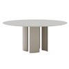Mesa redonda Naca aluminio moteado Fast