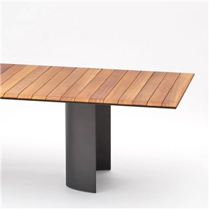 Mesa rectangular Naca teca Fast