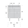 Gabinete Fawn Gazzda
