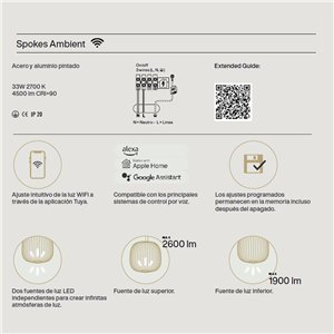 Lámpara suspensión Spokes 3 Foscarini