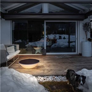 Lámpara suelo exterior Solar Foscarini