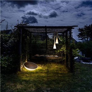Lámpara suelo exterior Solar Foscarini