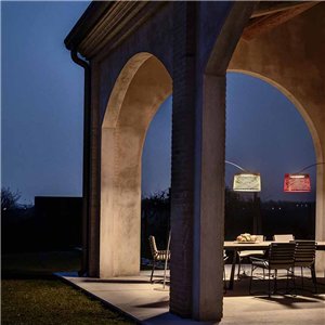 Lámpara pie exterior Twiggy Grid Terra Foscarini