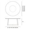 Mesa Aliante Mármol Pacini&Cappellini