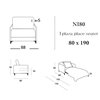 Sillón cama Niza Es Interiorismo