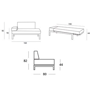Sofá cama Galia Es Interiorismo