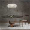 Mesa Axis Vidrio Redonda Pacini&Cappellini