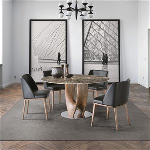 Mesa Axis Mármol Redonda Pacini&Cappellini