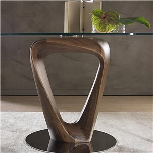 Mesa Mobius Vidrio Redonda Pacini&Cappellini