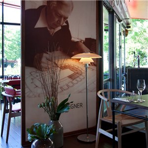 Lámpara PH 4½-3½ Glass Pie Louis Poulsen