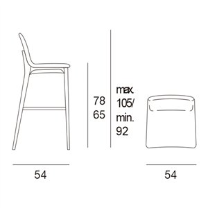 Taburete Ellen Pacini&Cappellini