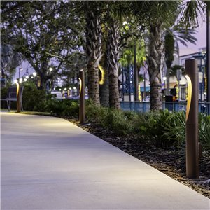 Lámpara pie Flindt Bollard outdoor Louis Poulsen