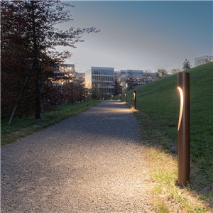 Lámpara pie Flindt Bollard outdoor Louis Poulsen