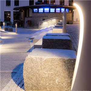 Lámpara pie Flindt Bollard outdoor Louis Poulsen