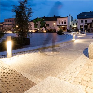 Lámpara pie Flindt Bollard outdoor Louis Poulsen