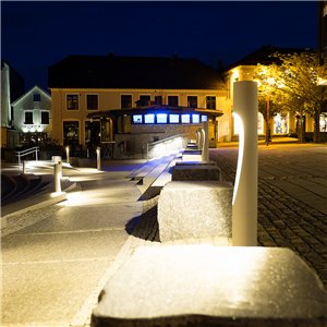 Lámpara pie Flindt Bollard outdoor Louis Poulsen