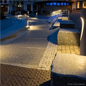 Lámpara pie Flindt Bollard outdoor Louis Poulsen