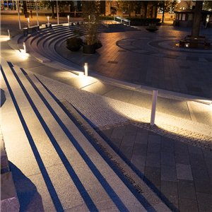 Lámpara pie Flindt Bollard outdoor Louis Poulsen
