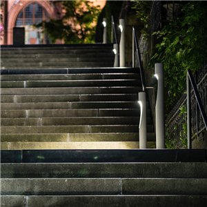 Lámpara pie Flindt Bollard outdoor Louis Poulsen
